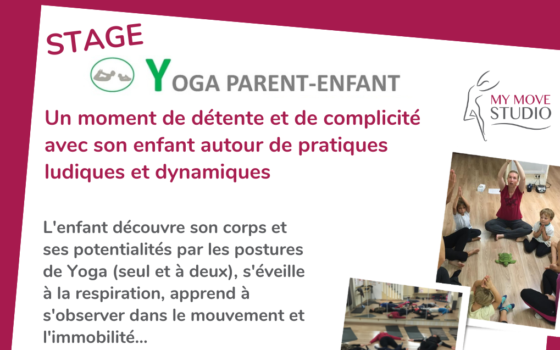 Les stages du mois d’avril : Yoga parents/enfants ce dimanche et bien d’autres dans les semaines à venir !