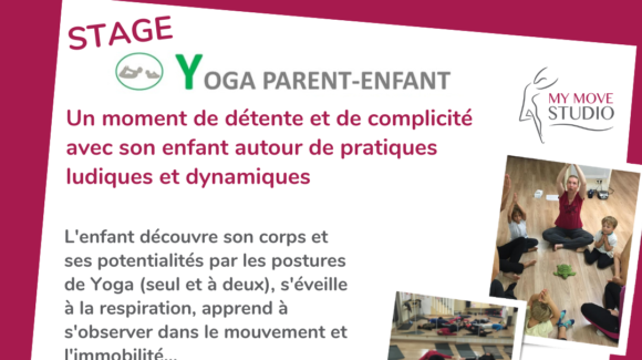 Stage de Dimanche (05/02) : 10h à 11h Yoga Parents/Enfants (à partir de 4 ans)
